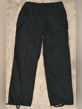 Propper Men's Black Cargo Combat Pants Tactical Utility Adjustable Size Large
